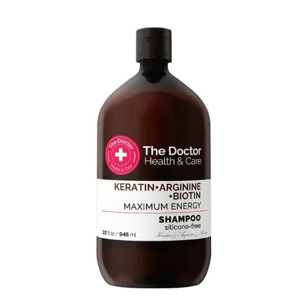 %Шампунь The Doctor кератин аргінін біотин 946 мл