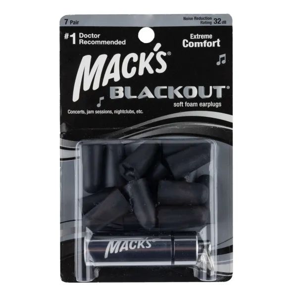 %БЕРУШИ BLACKOUT FOAM ПОЛИУРЕТ. ПАРА №7 КОНТЕЙНЕР 09874