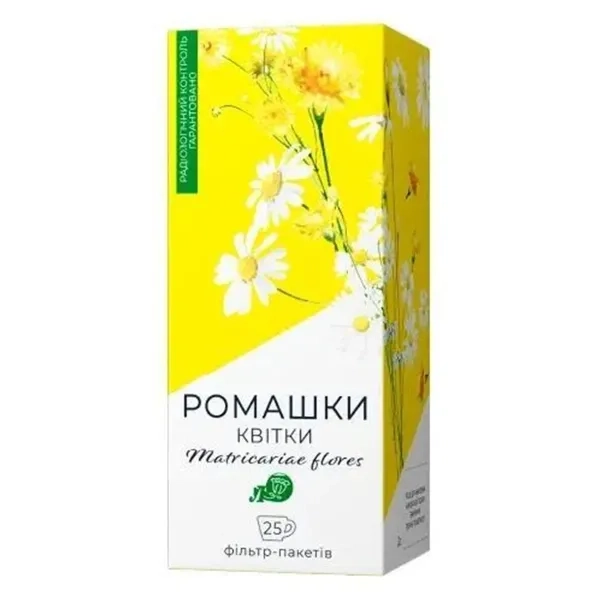 Ромашки цветки в фильтр пакетах по 1,5 г №25