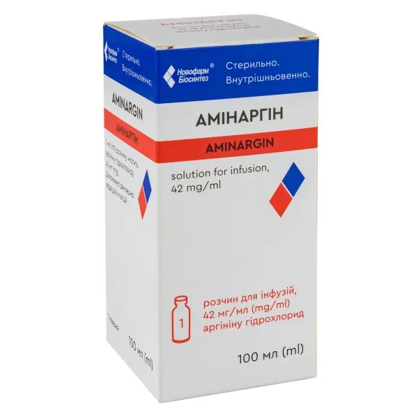 %АМИНАРГИН Р-Р Д/ИНФ.42МГ/МЛ 100МЛ №1
