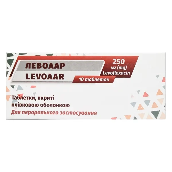 Левоаар таблетки 250мг №10