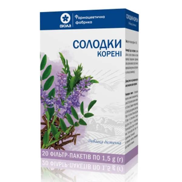 %КОРЕНІ СОЛОДКИ Ф/П 1,5 Г №20
