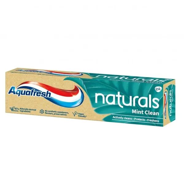 %Зубная паста Aquafresh Мятное Очищение с натуральными компонентами 75 мл