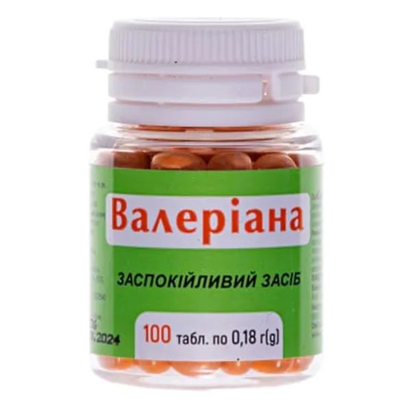 %ВАЛЕРИАНА ТАБЛ. 180 МГ (30,6 МГ) №100 1464