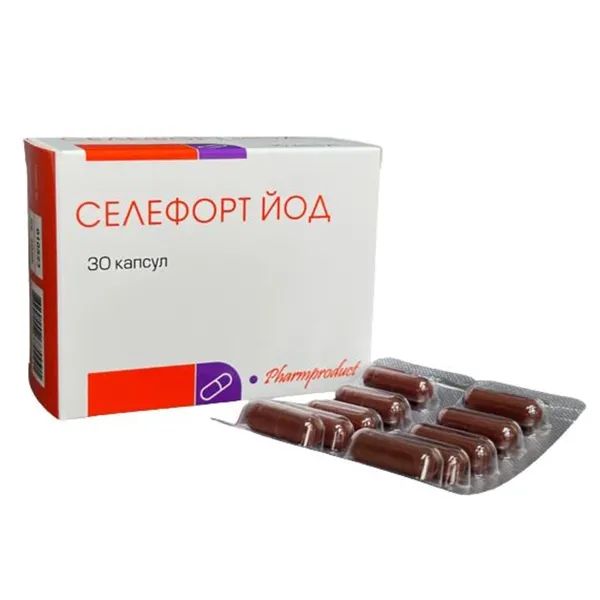 %Селефорт йод капсулы №30