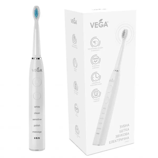 %Зубная щетка электрическая Vega VT-600W белая