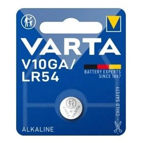 БАТАРЕЙКА VARTA ЩЕЛОЧНАЯ V 10 GA (LR54) 1ШТ 7634
