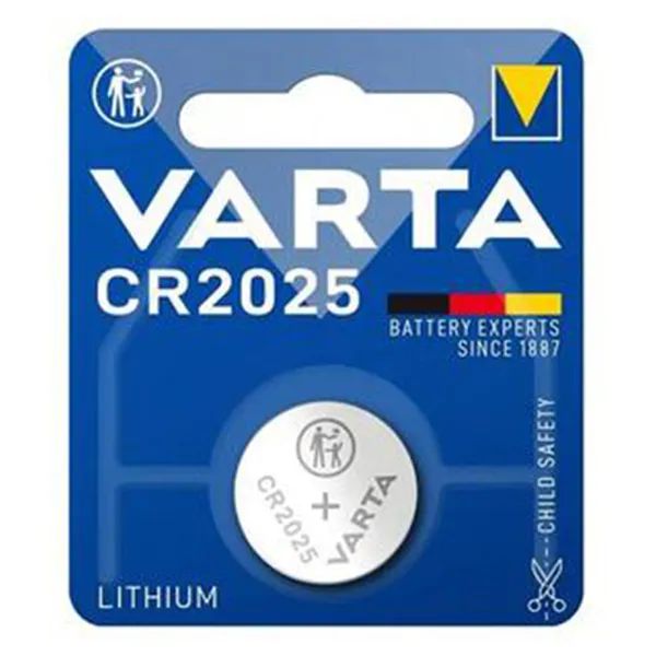 %БАТАРЕЙКА VARTA CR 2025 BLI 1 LITHIUM  1ШТ 6875