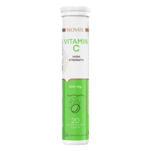 %Витамины Новел Novel High Strength Vitamin C таблетки шипучие №20