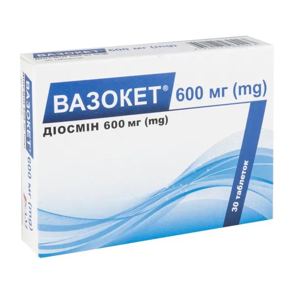 %Вазокет таблетки 600 мг №30