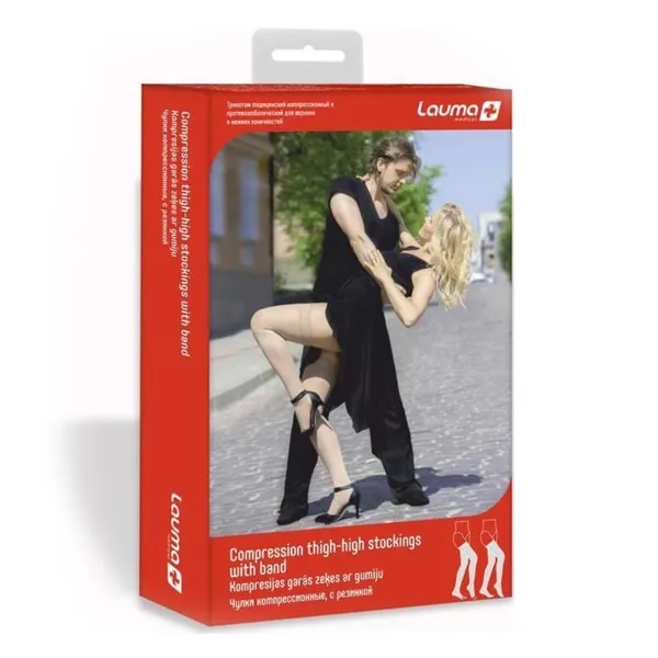 ЧУЛКИ МЕД.КОМПР.РЕЗИН.МЫСОК Р.5D ЧЕРН. II КЛ. МОД.AG 309  4277