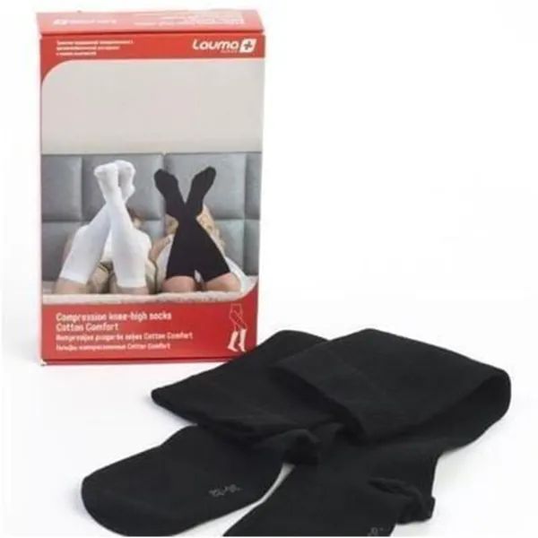 ГОЛЬФЫ МЕД.КОМПР.COTTON COMFORT С МЫСК. I КЛ.МОД.AD 204  Р.45-47 ЧЕРН.