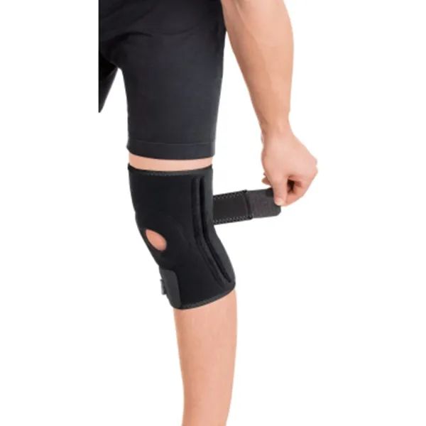 %Бандаж для колінного суглоба неопреновий Торос-Груп наколінник Тип-518-1 чорний №1