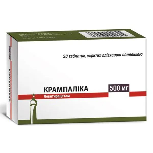 %Крампаліка таблетки вкриті оболонкою 500 мг №30
