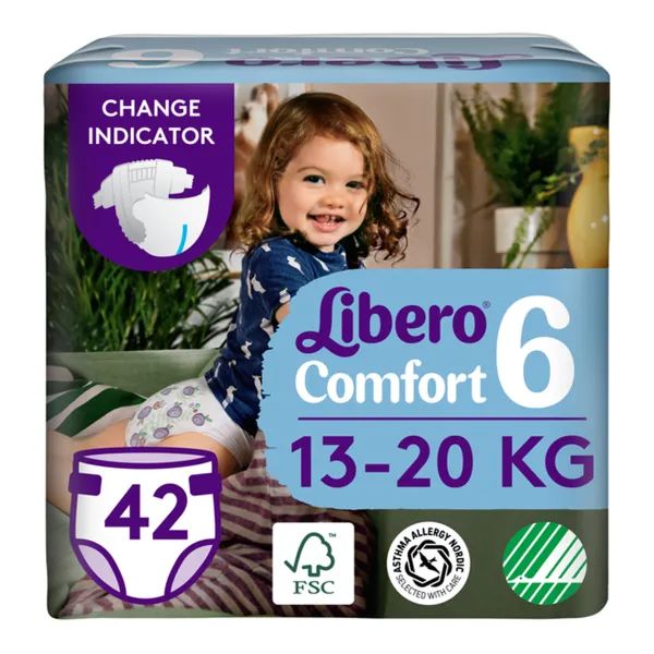 ПОДГ. ЛИБЕРО 6 КОМФОРТ 13-20КГ №42  7049