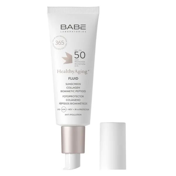 %Солнцезащитный флюид BABE Laboratorios Healthy Aging SPF 50 с Anti-Age эффектом 40 мл