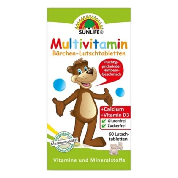 САНЛАЙФ ВИТАМИНЫ SUNLIFE БЕБИ МУЛЬТИВИТ  ПАСТИЛКИ №60