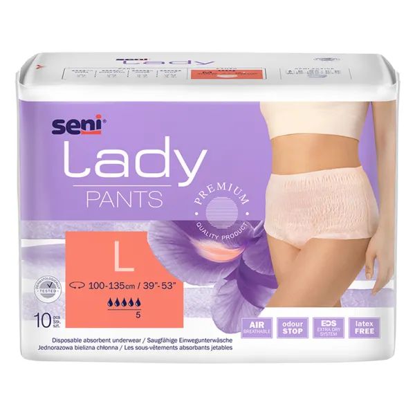 ТРУСИКИ Д/ВЗР SENI LADY LARGE №10  0536