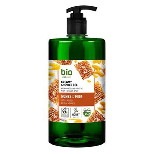 ЭЛЬФА БИО НАТУРЕЛЬ КРЕМ-ГЕЛЬ Д/ДУША МЕД И МОЛОКО 946 МЛ  34464