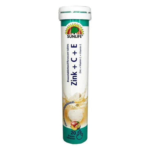 %САНЛАЙФ ВИТАМИНЫ SUNLIFE ZINK+C+E ТАБЛ.ШИП. №20 8345