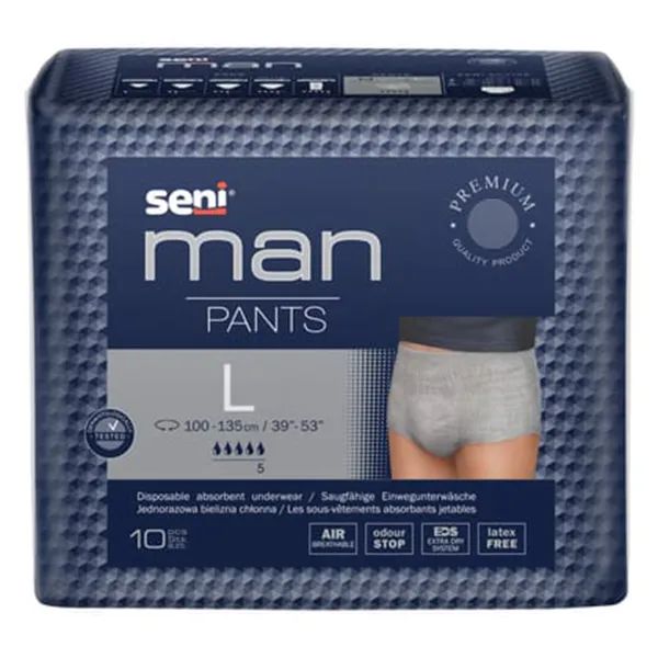 ТРУСИКИ Д/ВЗР SENI MAN LARGE №10  0550