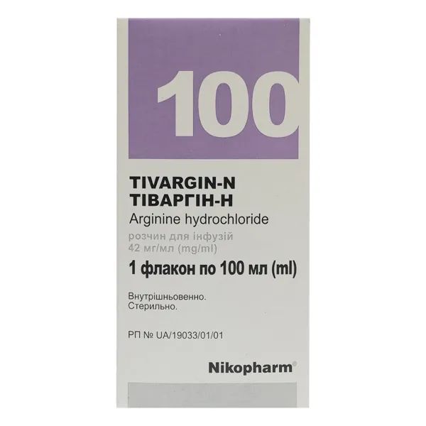 %Тіваргін-Н розчин для інфузій 42 мг/мл 200 мл