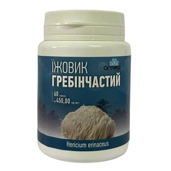 %ЕЖОВИК ГРЕБЕНЧАТЫЙ КАПС. №60