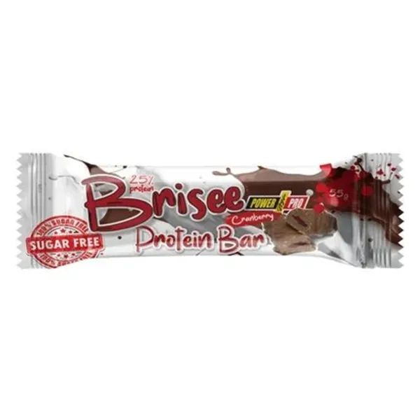 %Батончик протеиновый Power Pro Brisee 25% протеина без сахара со вкусом клюквы 35 г