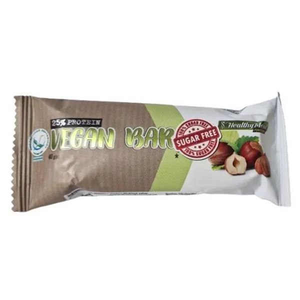 %Батончик протеиновый Power Pro Vegan без сахара со вкусом ореха 40 г