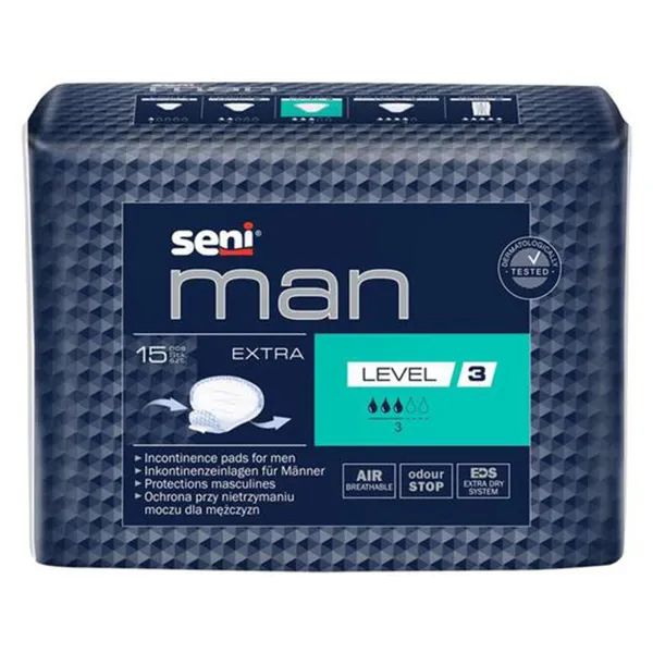 %Прокладки урологiчнi Seni Man Extra Level 3 №15