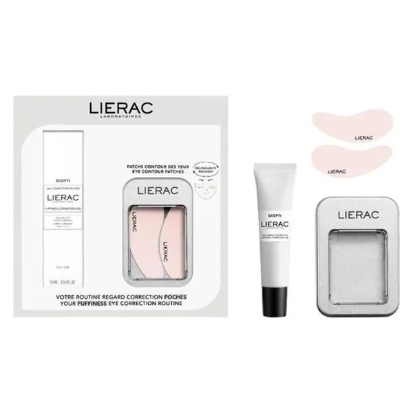LIERAC НАБОР ДИОПТИГЕЛЬ 15МЛ + ПАТЧИ  7639