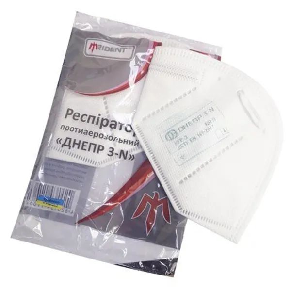 РЕСПИРАТОР (ПОЛУМАСКА) ДНЕПР 3-N FFP3