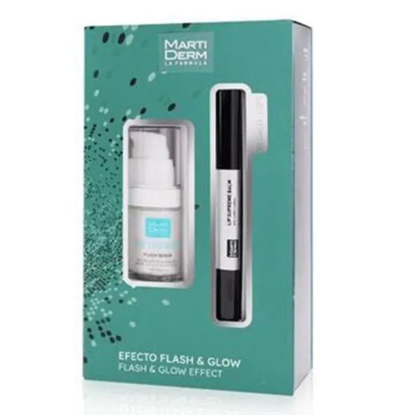 МАРТИДЕРМ (MARTIDERM) ФЛЕШ СЫВОРОТКА Д/ЛИЦА 15МЛ + БАЛЬЗАМ ДЛЯ ГУБ 3137