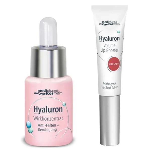 ГИАЛУРОН (ФАРМА ГИАЛУРОН) СЫВОРОТКА КОНЦ. ОТ МОРЩИН 13МЛ ВОССТАНОВЛ.+ БАЛЬЗ. ДЛЯ ГУБ 8111