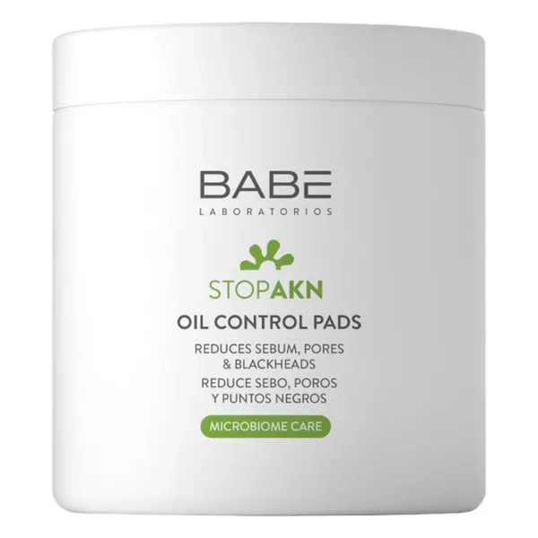 %Диски-пади тонізуючі Babe Laboratorios Stop AKN Контроль жирності та звуження пор №60