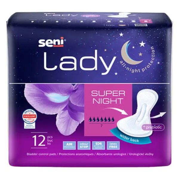 Прокладки урологічні Seni Lady Super Night №12