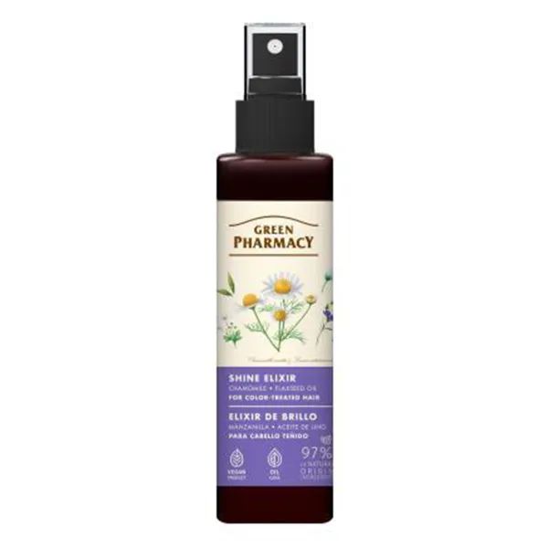 З/А ЭЛИКСИР ЭЛИКСИР Д/БЛЕСКА ОКРАШ.ВОЛОС РОМАШКА, ЛЬНЯНОЕ МАСЛО 150МЛ 45854