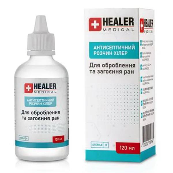 ХИЛЕР HEALER Р-Р ДЛЯ ОБРАБОТКИ РАН 120МЛ ФЛ.№1 0764