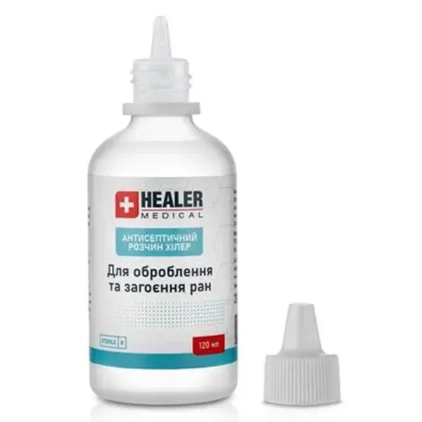 ХИЛЕР HEALER Р-Р ДЛЯ ОБРАБОТКИ РАН 120МЛ ФЛ.№1 0764