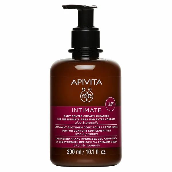APIVITA INTIMATE ГЕЛЬ ИНТИМНЫЙ 300МЛ КОМФОРТ  ПРОПОЛИС АЛОЭ 4102