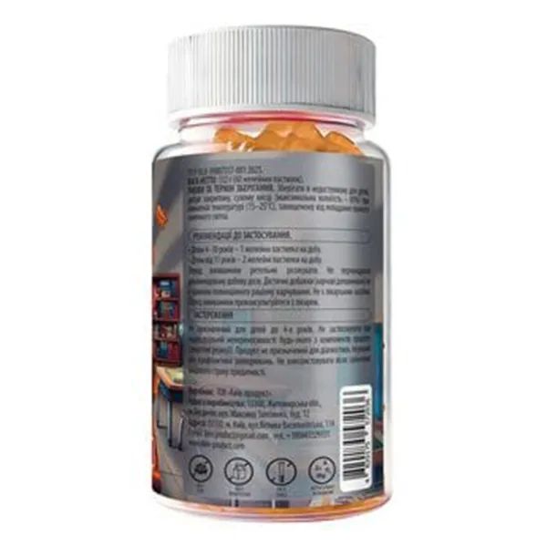 VITA PHARMX МЕМОРИ КОМПЛЕКС ВИТАМИНЫ Д/ДЕТЕЙ ПАСТ. ЖЕВ. №60 2036