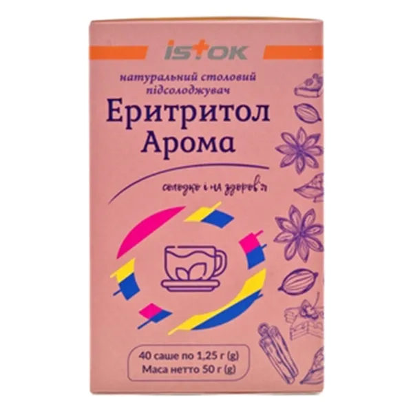 %ЭРИТРИТОЛ АРОМА ПОР. САШЕ 1,25 Г №40