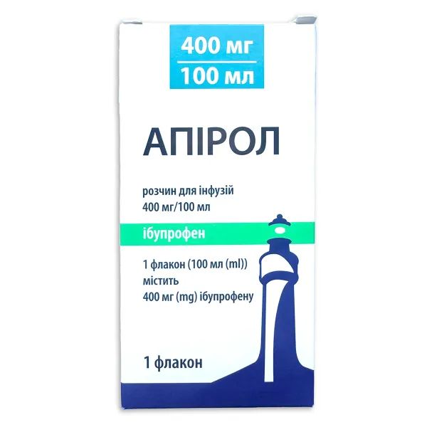 Апирол раствор для инфузий 400 мг флакон 100 мл №1