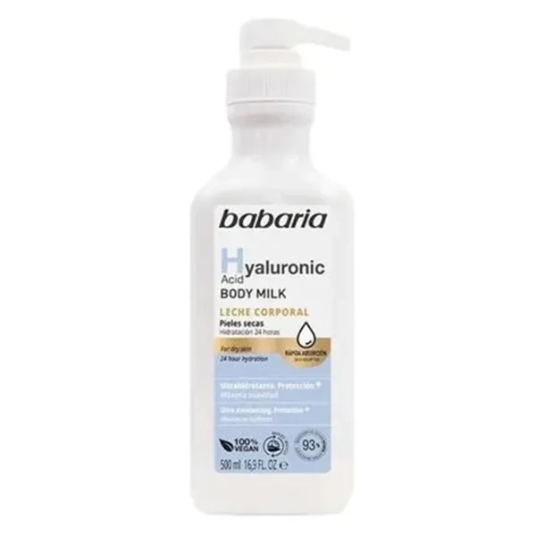 BABARIA МОЛОЧКО ДЛЯ ТЕЛА ГИАЛУРОН.К-ТА 500МЛ  0257