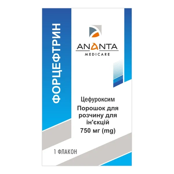 ФОРЦЕФТРИН ПОР. Д/ИН. 750МГ ФЛ. №1