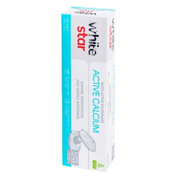 ВАЙТ СТАР З/П WHITE STAR АКТИВНЫЙ КАЛЬЦИЙ 100МЛ  0294