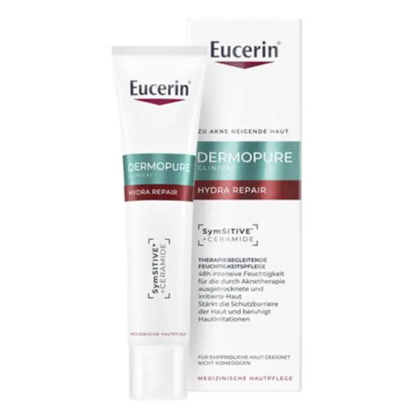 Заспокійливий зволожуючий засіб Eucerin Юцерин DermoPure Clinical для проблемної шкіри 40 мл