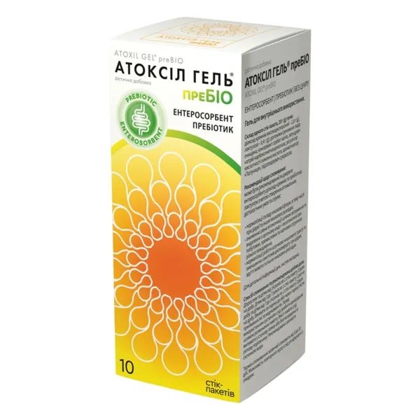 АТОКСИЛ ПРЕБИО ГЕЛЬ СТИК-ПАК. 20 Г №10