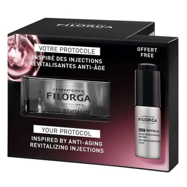 ФИЛОРГА НАБОР NCEF РЕВИТАЛАЙЗ КРЕМ 50МЛ + СЫВОРОТКА 5МЛ  7983