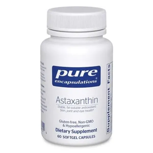 %Астаксантин 4 мг Pure Encapsulations капсулы №60